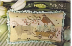 WELCOME SPRING! CROSS STITCH